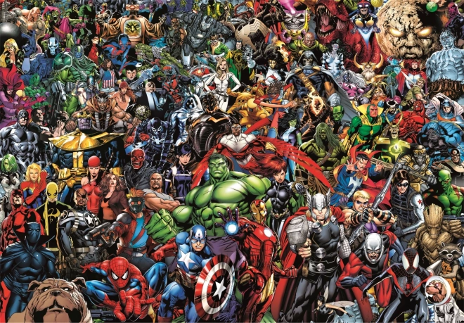 1000 dílků Kompaktní puzzle Marvel