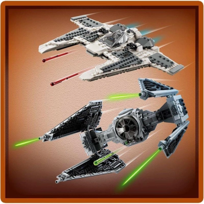 LEGO Star Wars 75348 Mandalorianská stíhačka třídy Fang vs. TIE Interceptor