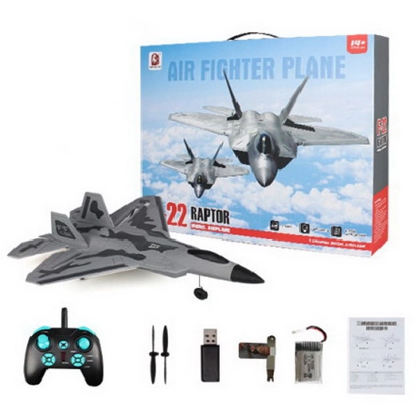 Zdalně řízený stíhač Raptor F-22 pro děti a dospělé