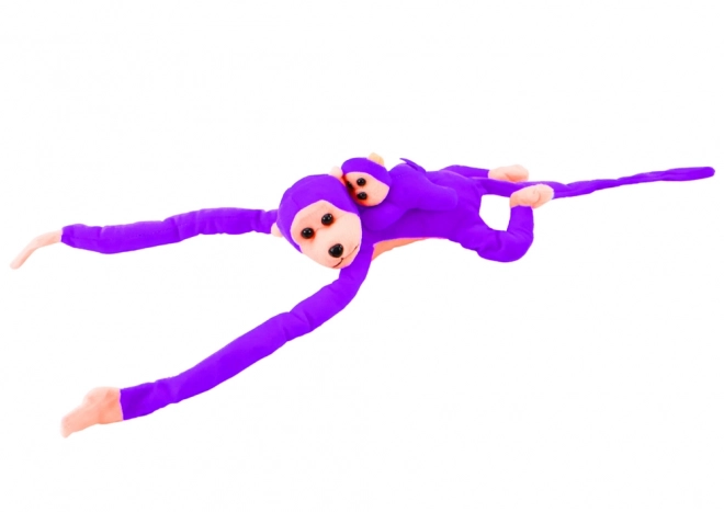 Plyšový maskot Baby Monkey Purple 70 cm