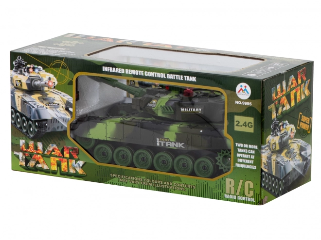 RC tank 9995 na dálkové ovládání 2,4 GHz – Zelený