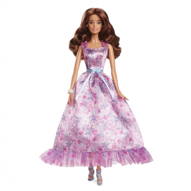 Panenka Barbie s podpisem narozeninových přání
