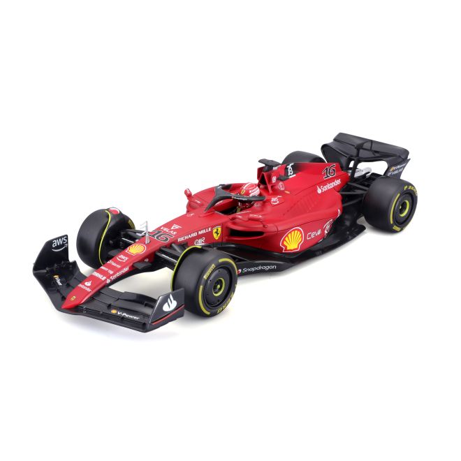 Bburago 1:18 Formula F1 Ferrari Scuderia F1-75 (2022) nr.16 Charles Leclerc  - with driver