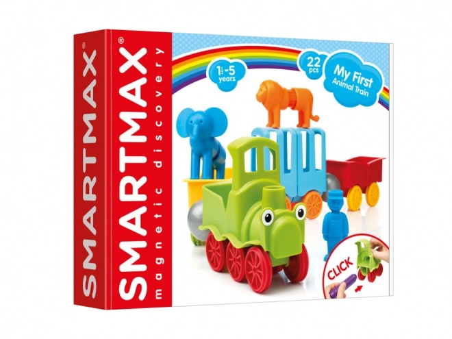 SmartMax - Můj první vláček se zvířátky - 22 ks