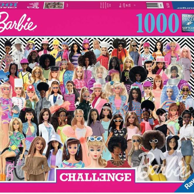 RAVENSBURGER Puzzle Challenge: Barbie 1000 dílků