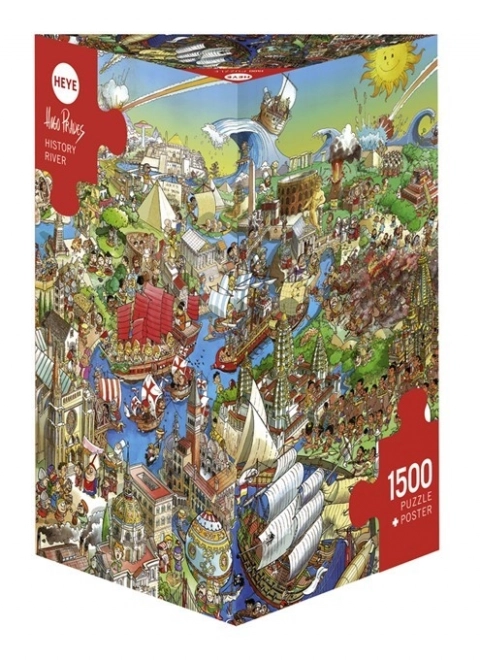 Puzzle 1500 prvků - Řeka historie