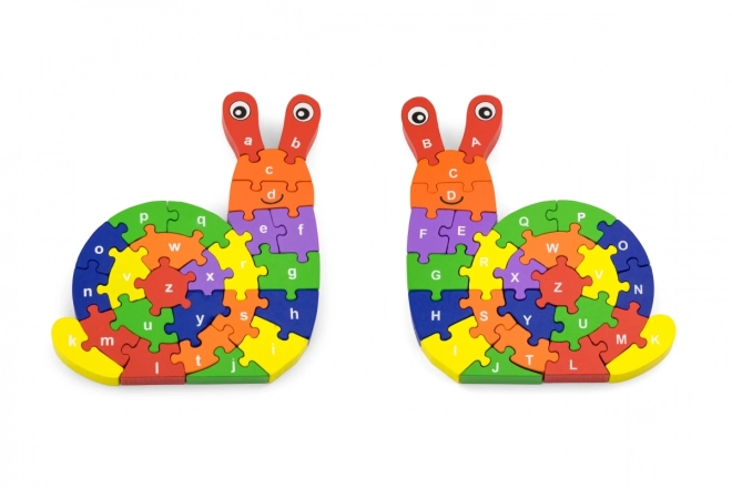3D Puzzle - Šnek s písmenky