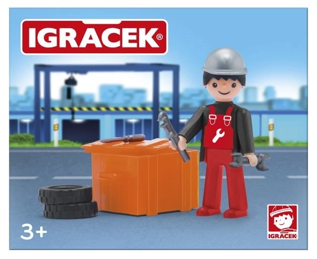 Igráček Automechanik s doplňky