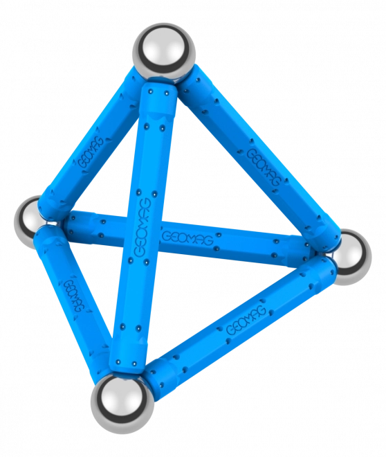 Magnetická stavebnice Geomag Geometry 48 dílků