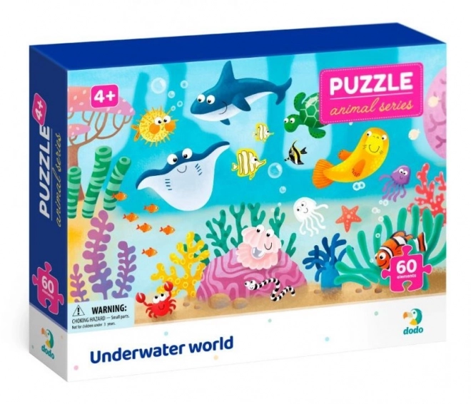 DODO Puzzle Zvířata: Podvodní svět 60 dílků