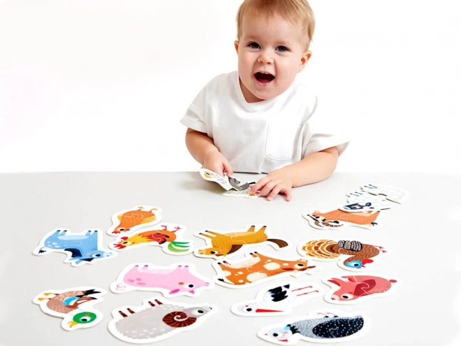 Puzzle CzuCzu – Zvířátka na venkově