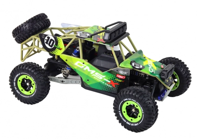 Zelené terénní auto 4D-H1 RC Off-Road 4x4 na dálkové ovládání