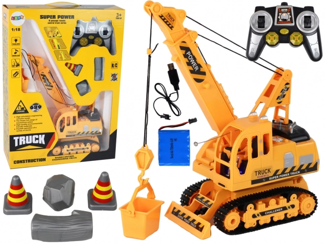 Pásový jeřáb Caterpillar R/C Dálkově ovládaný jeřáb