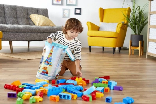 Mega Bloks First Builders Kostky v plastovém pytli 80 ks