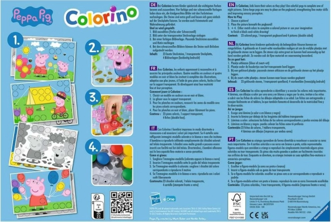 RAVENSBURGER Colorino Prasátko Peppa