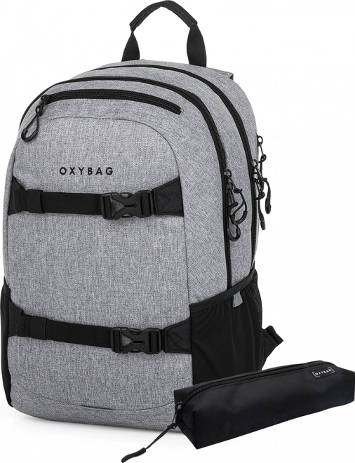 OXYBAG Studentský batoh OXY Sport Grey Melange