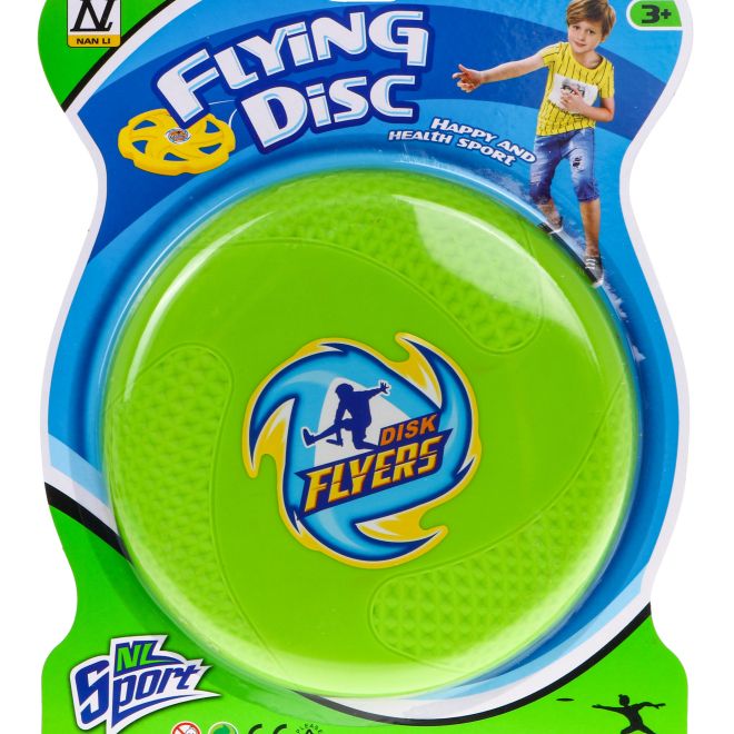 Létající disk "Frisbee" - sportovní hračka pro děti a dospělé - zelený