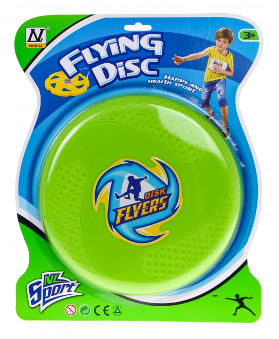 Létající disk "Frisbee" - sportovní hračka pro děti a dospělé - zelený