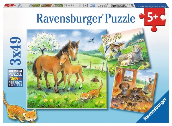 Puzzle Zvířecí Mazlení od Ravensburger