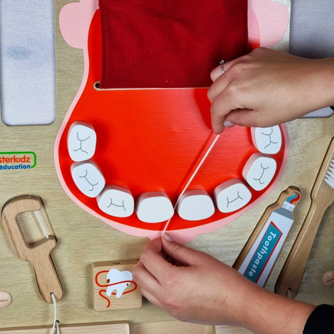 Sensory Board Higiena ústní dutiny Montessori