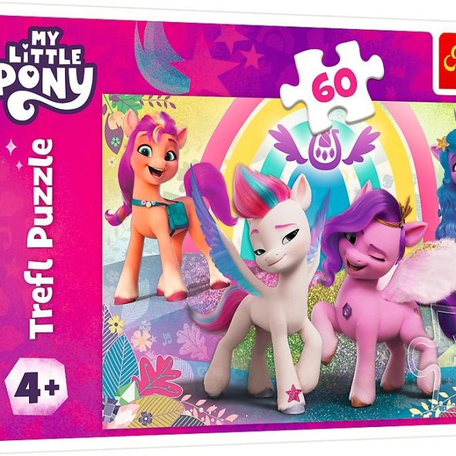 TREFL Puzzle My Little Pony: Ve světě přátelství 60 dílků