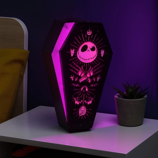Noční můra před Vánocemi 3D světlo ve tvaru rakve