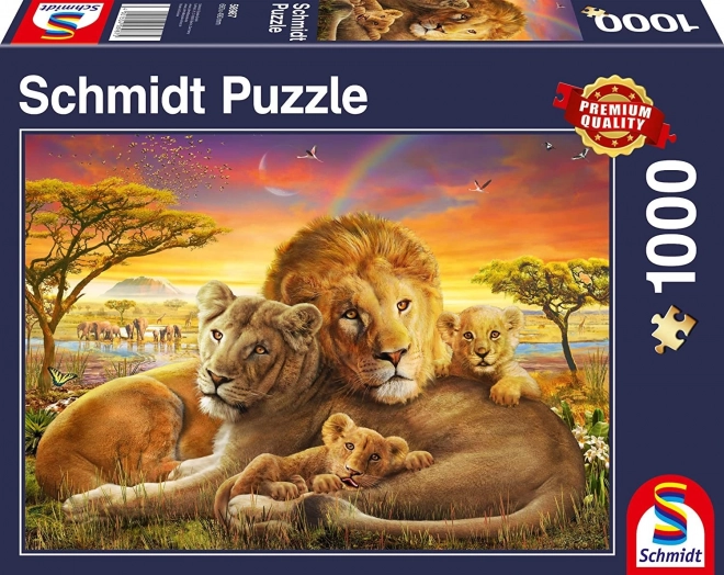 Puzzle Mazliví lvi 1000 dílků