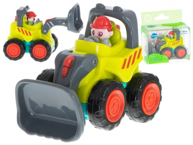 Stavební autíčko s řidičem pro nejmenší – Buldozer