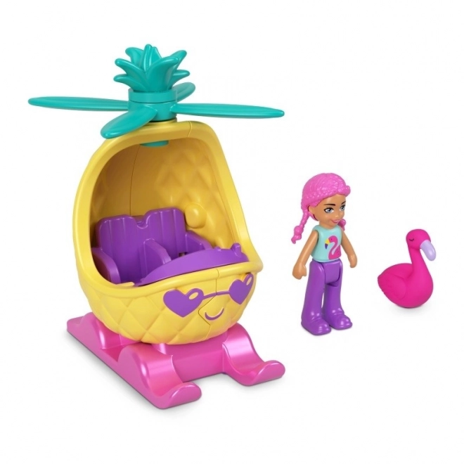 Polly Pocket Pollyville Vrtulník Ananas Figurky