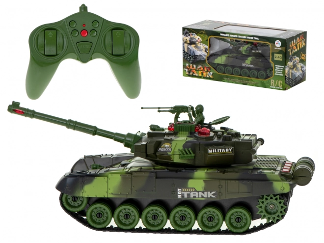 RC tank 9995 na dálkové ovládání 2,4 GHz – Zelený