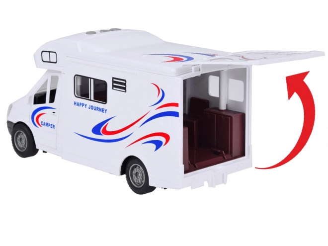 Kempovací auto s realistickými efekty