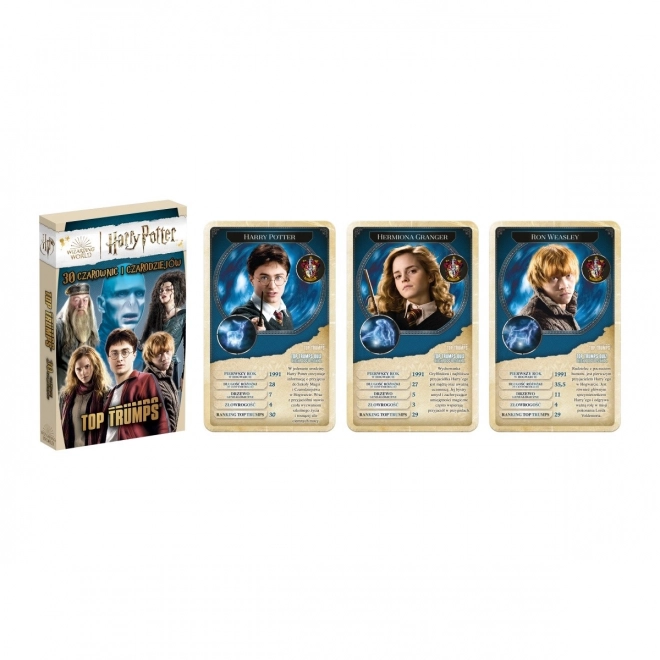 Karetní hra Top Trumps Harry Potter 30 čarodějů a kouzelníků