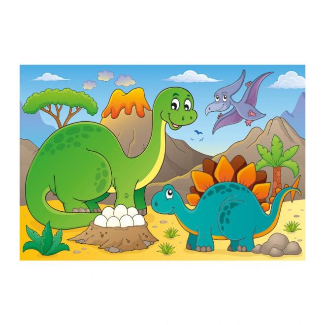 Dětské puzzle Dinosauři - 48 dílků