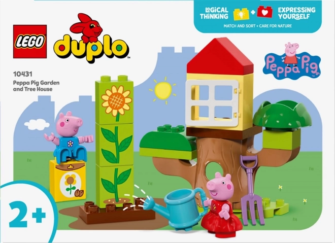 DUPLO kostky 10431 Zahrada a domek na stromě prasátka Peppy