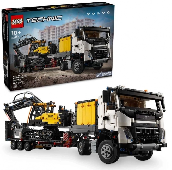 LEGO Technic 42175 Volvo FMX a koparka EC230 Electric