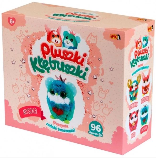 Plushie-Doodles Kreativní sada 96 dílků Myš