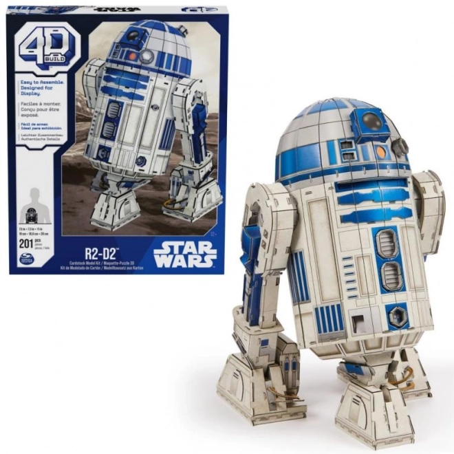 Fdp 4d puzzle star wars robot r2-d2