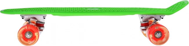 LED skateboard se svítícími kolečky
