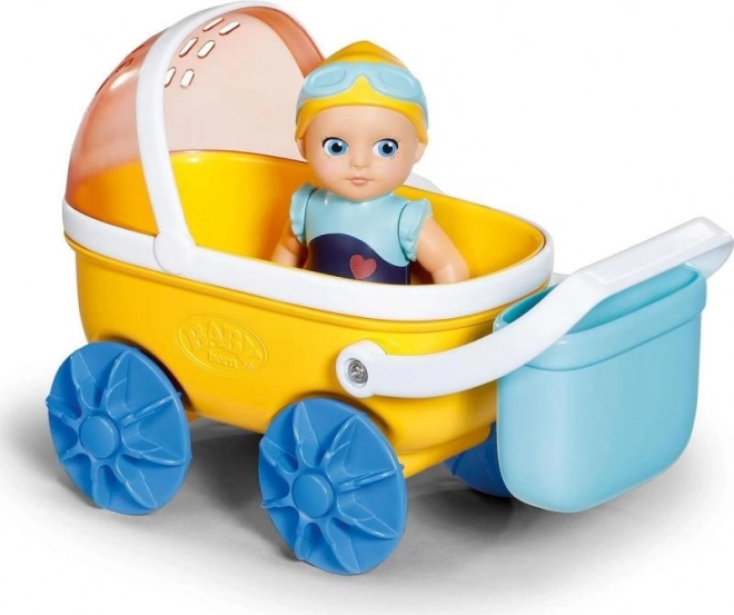 Kočárek Splish Splash s panenkou BABY born Emma