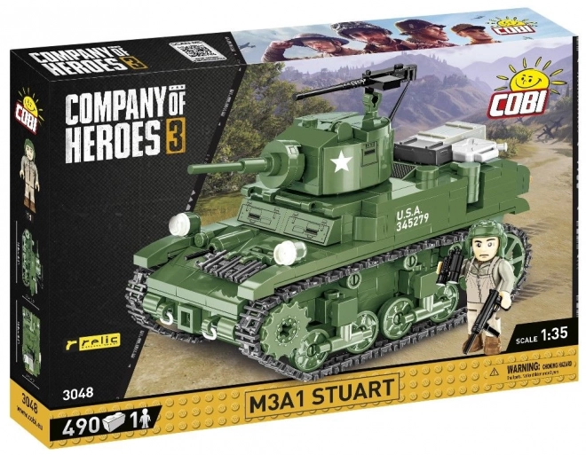 COBI 3048 COH M3 Stuart, 1:35, 490 k, 1 f