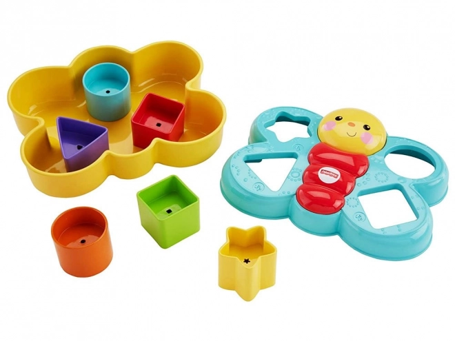 Fisher-Price barevná motýlí třídička kostek