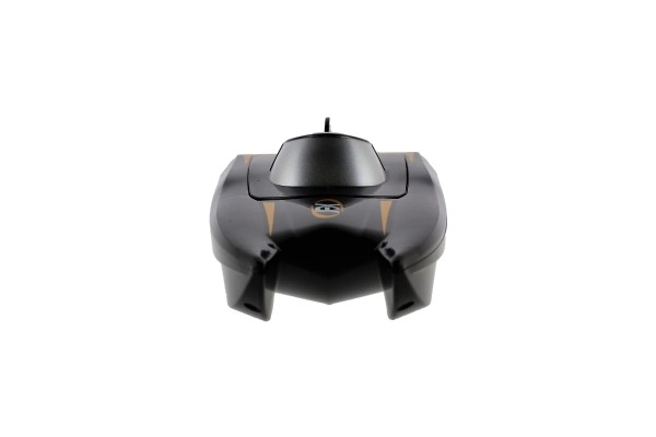 Motorový člun/loď do vody RC plast 22cm černý na baterie+dob. pack+USB 2,4Ghz v krabici 29x22x9cm
