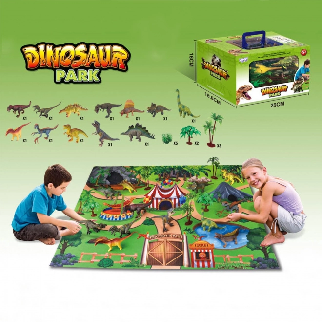 Dinosauří park s figurkami a doplňky od WOOPIE