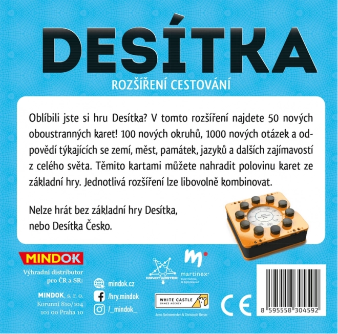 MINDOK Desítka: Cestování (rozšíření)