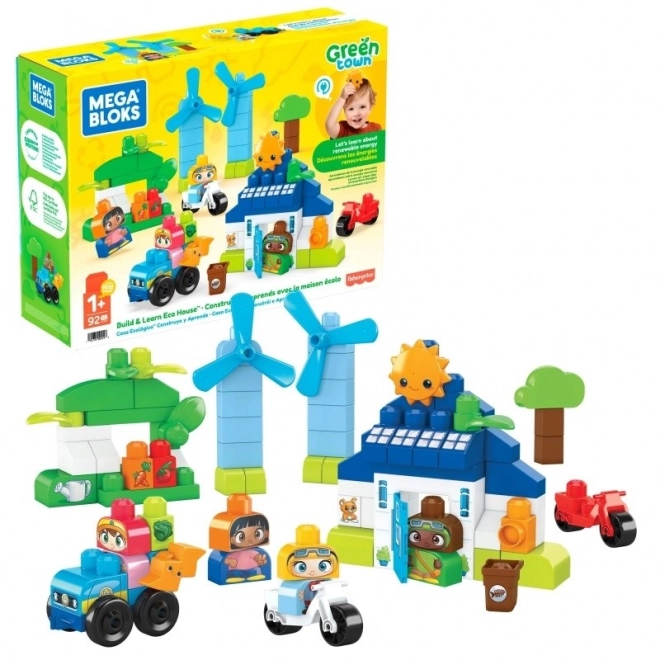 Mega Bloks zelené město postav a uč se eko dům