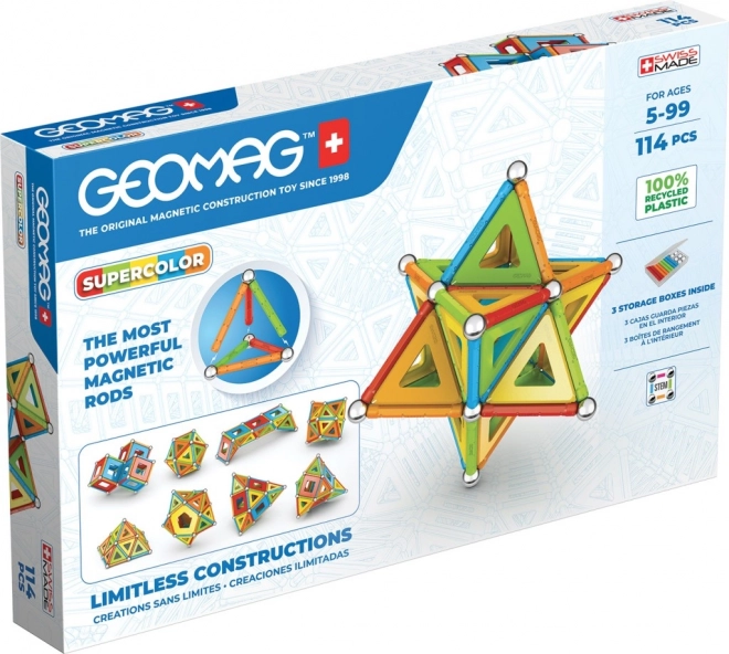 Geomag Supercolor 114 dílků