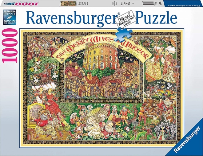 Puzzle Veselé paničky windsorské