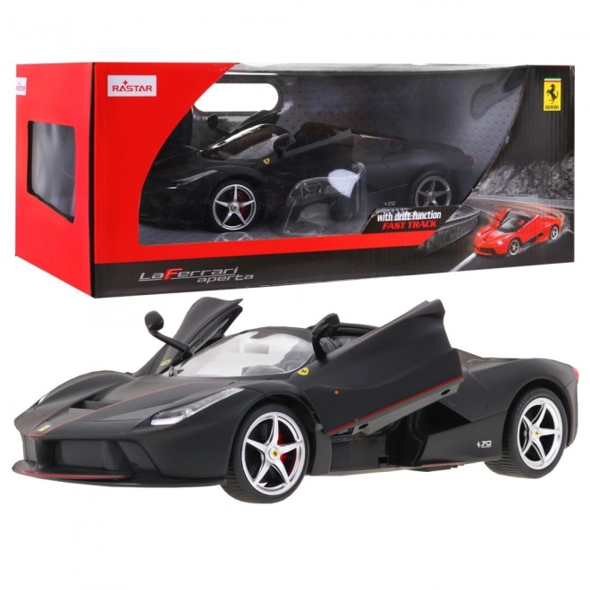 Ferrari LaFerrari Aperta černé RASTAR 1:14 model auta na dálkové ovládání + 2,4 GHz dálkové ovládání