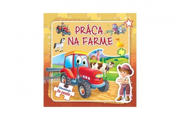 Puzzle kniha Práce na farmě