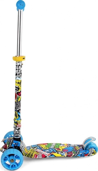 CHIPOLINO Koloběžka Croxer Evo Colorful Graffiti